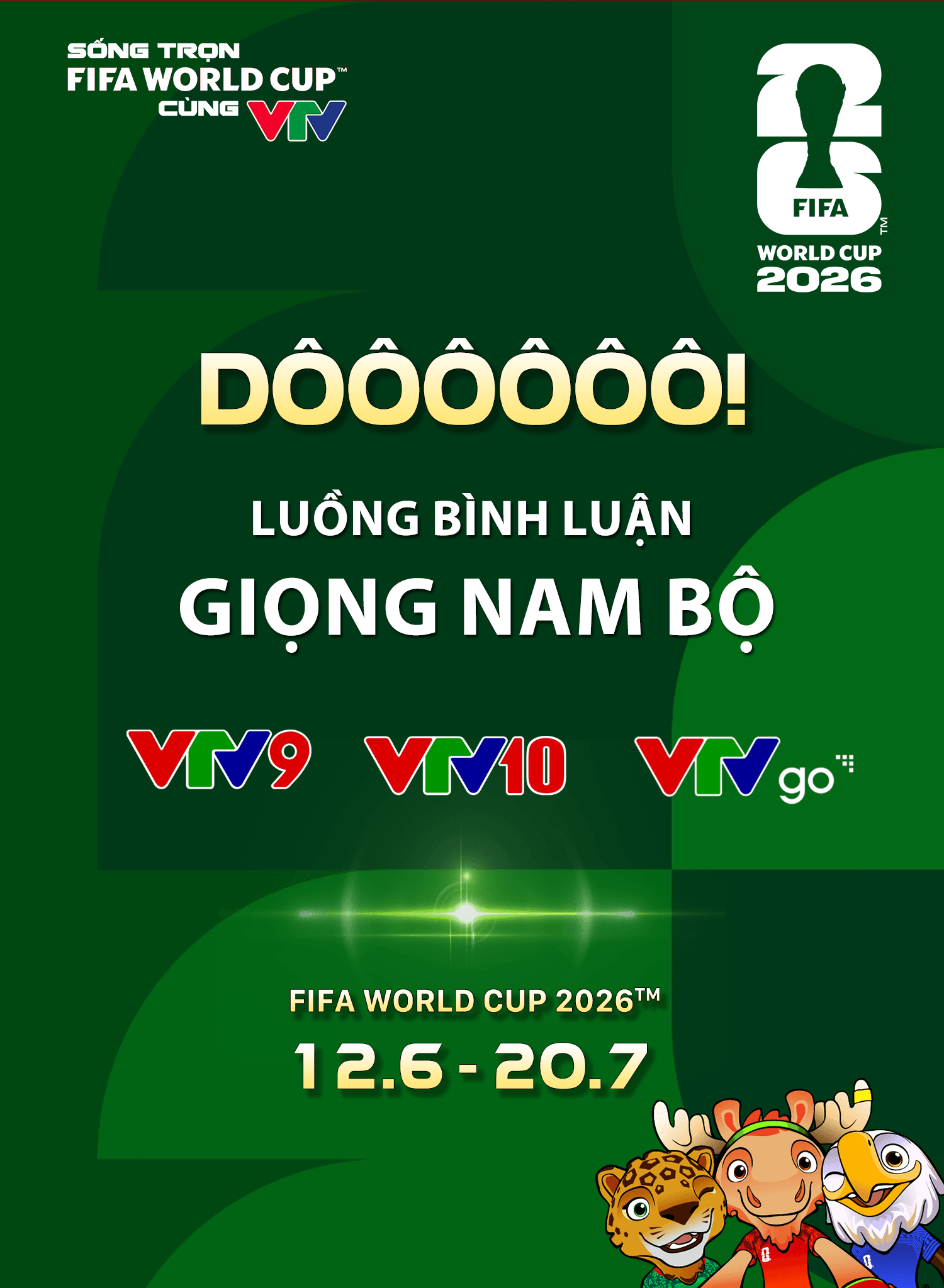 VTV bổ sung luồng bình luận viên giọng Nam Bộ cho World Cup 2026