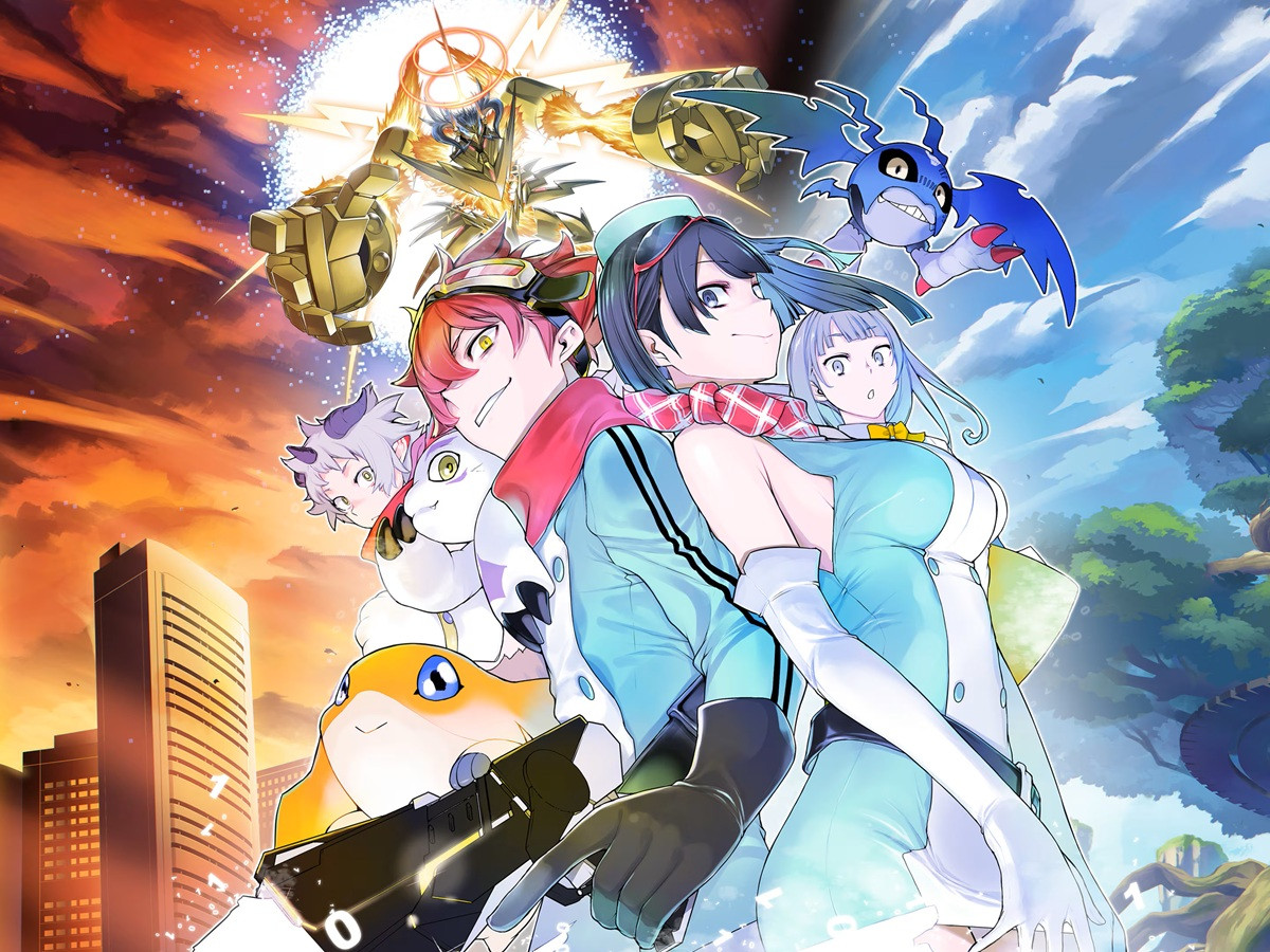 Hình ảnh quảng bá chính thức của trò chơi Digimon Story: Time Stranger.