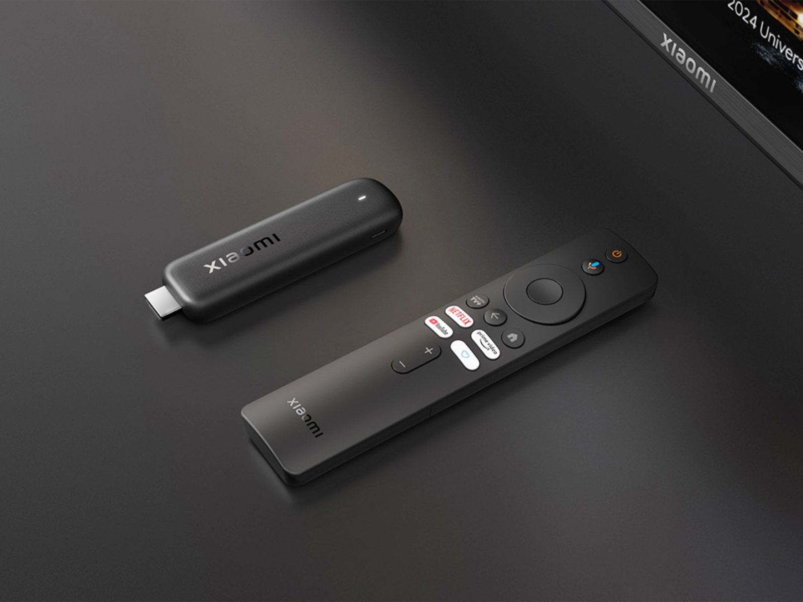 Xiaomi TV Stick HD thế hệ 2 với thiết kế nhỏ gọn màu đen duy nhất.