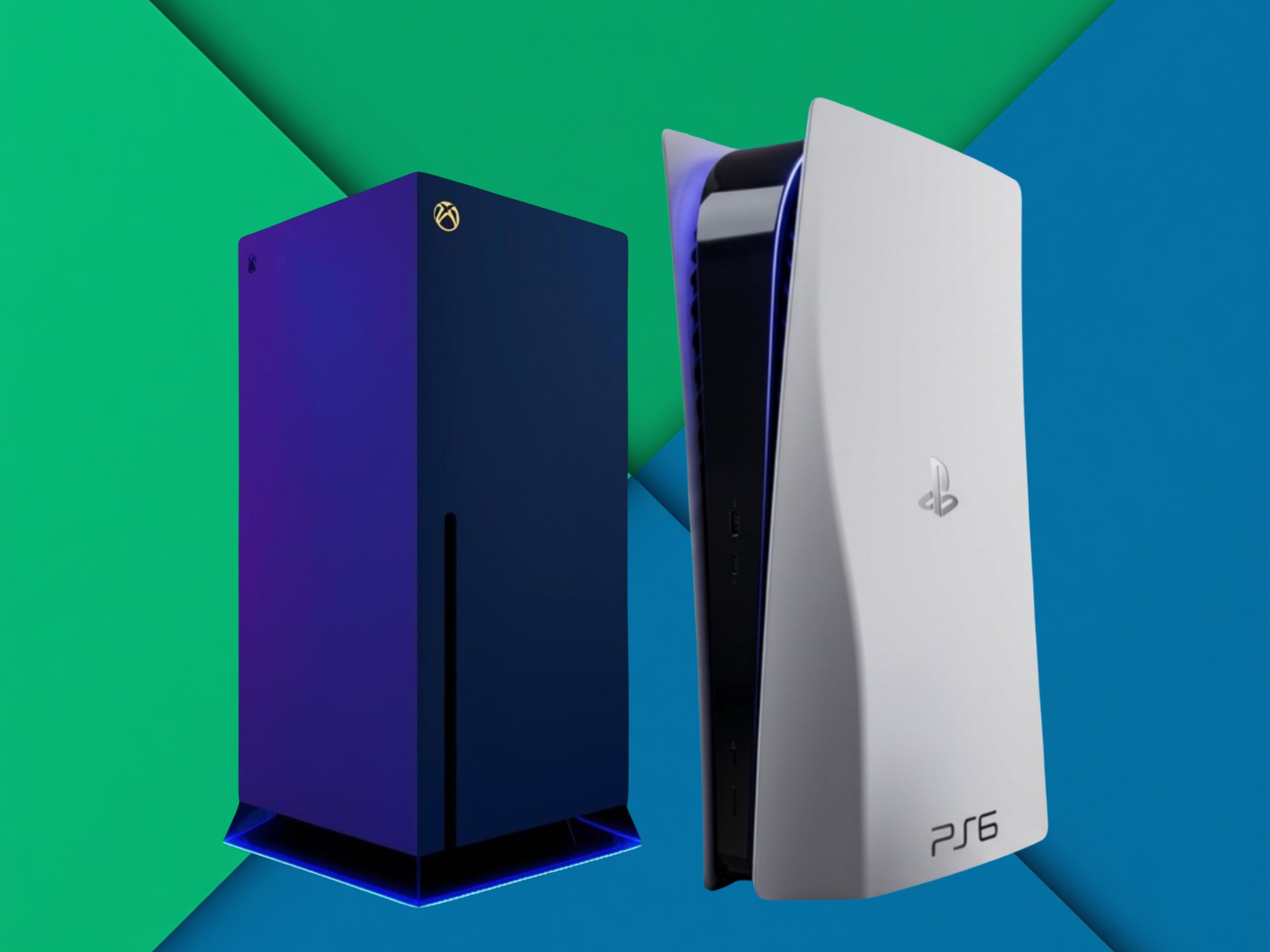Bản dựng mô phỏng thiết kế của Project Helix và PS6 đặt cạnh nhau