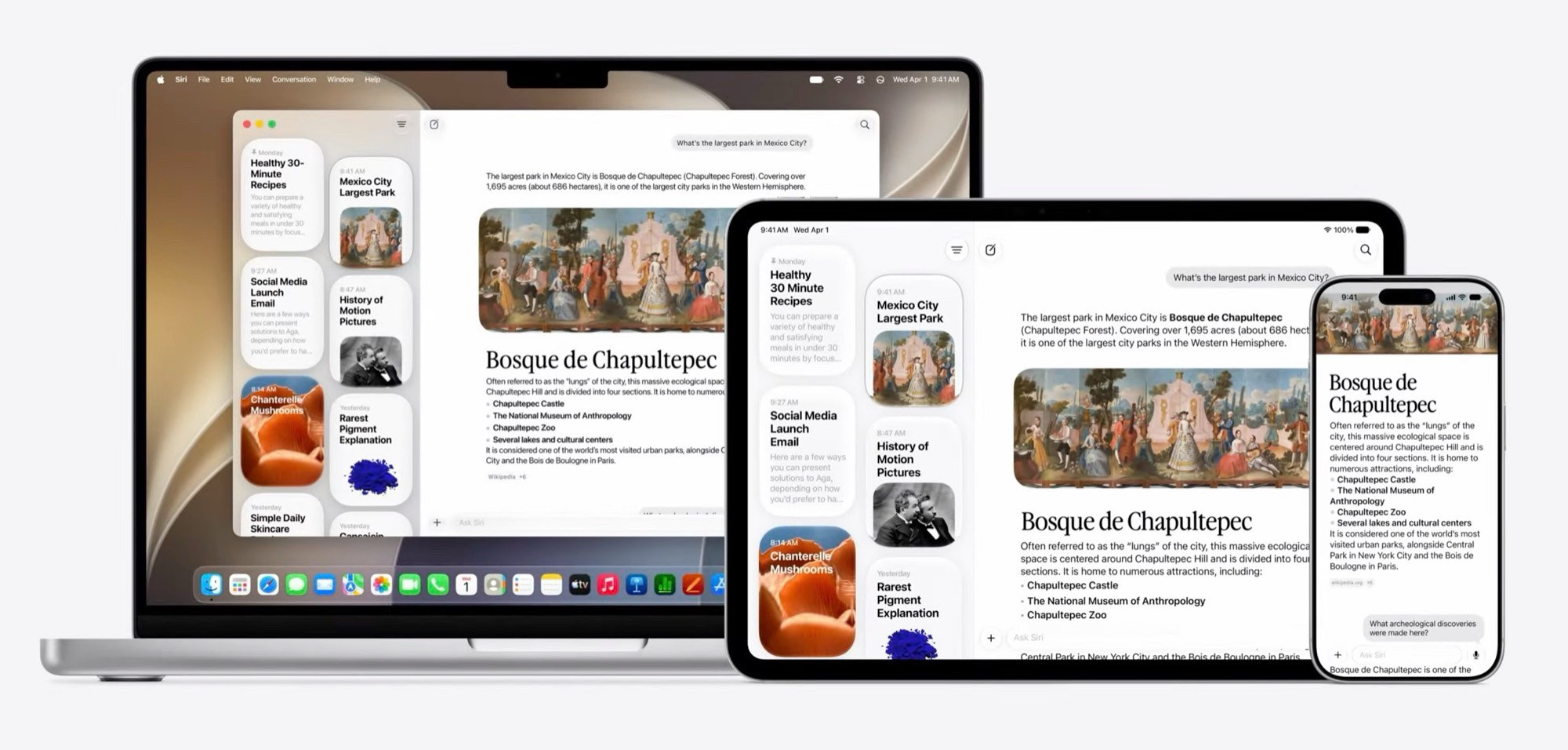 Ứng dụng Siri AI mới trên hệ điều hành macOS 27.