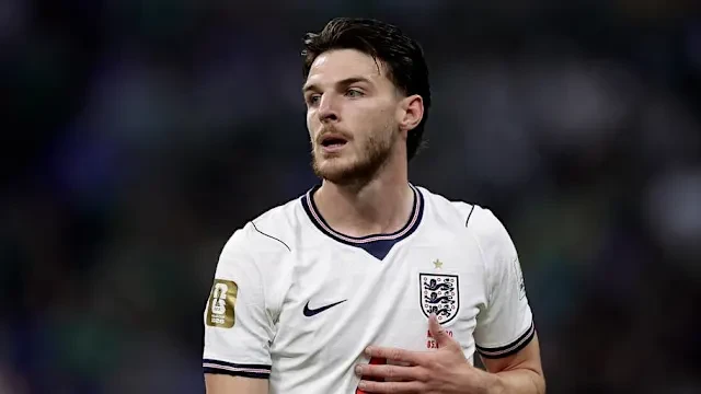 Declan Rice đang nỗ lực hồi phục chấn thương lưng.
