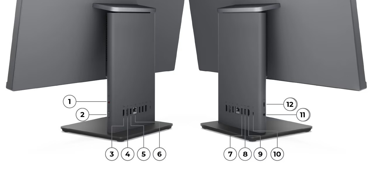 Cổng kết nối trên Lenovo ThinkCentre Neo 50a Gen 6