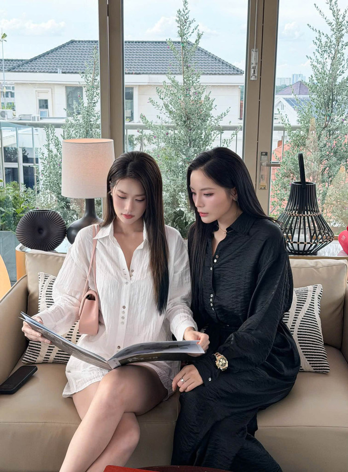 Kỳ Duyên và Thiên Ân thể hiện sự tập trung dành cho công việc
