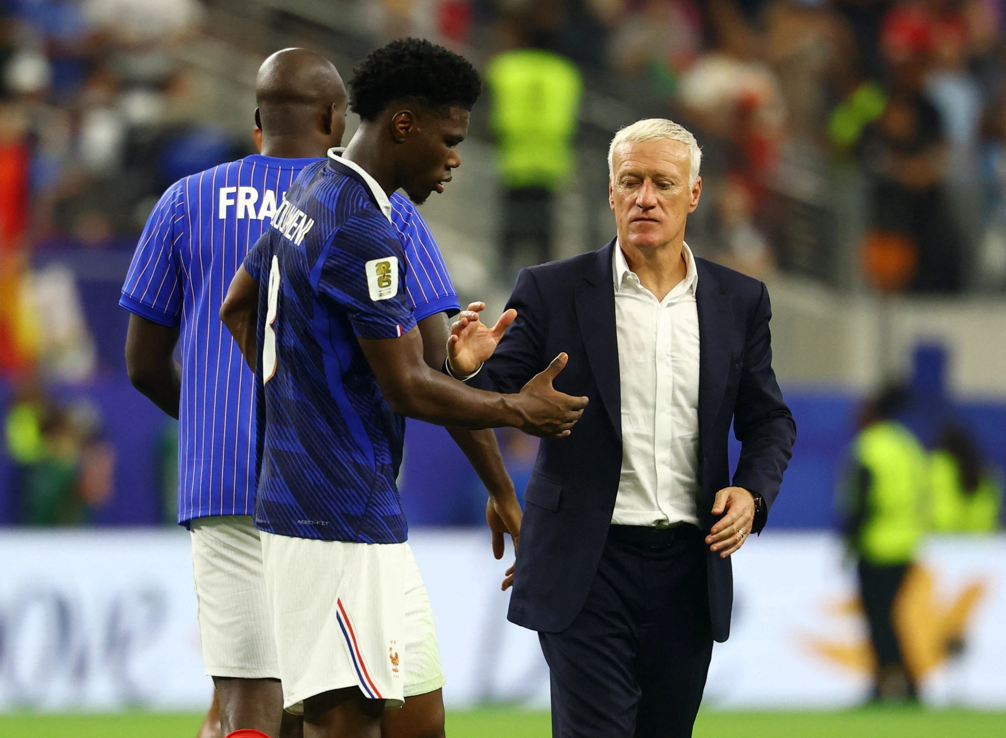 Didier Deschamps World Cup 2026 HLV Didier Deschamps trên băng ghế chỉ đạo trong trận gặp Tây Ban Nha