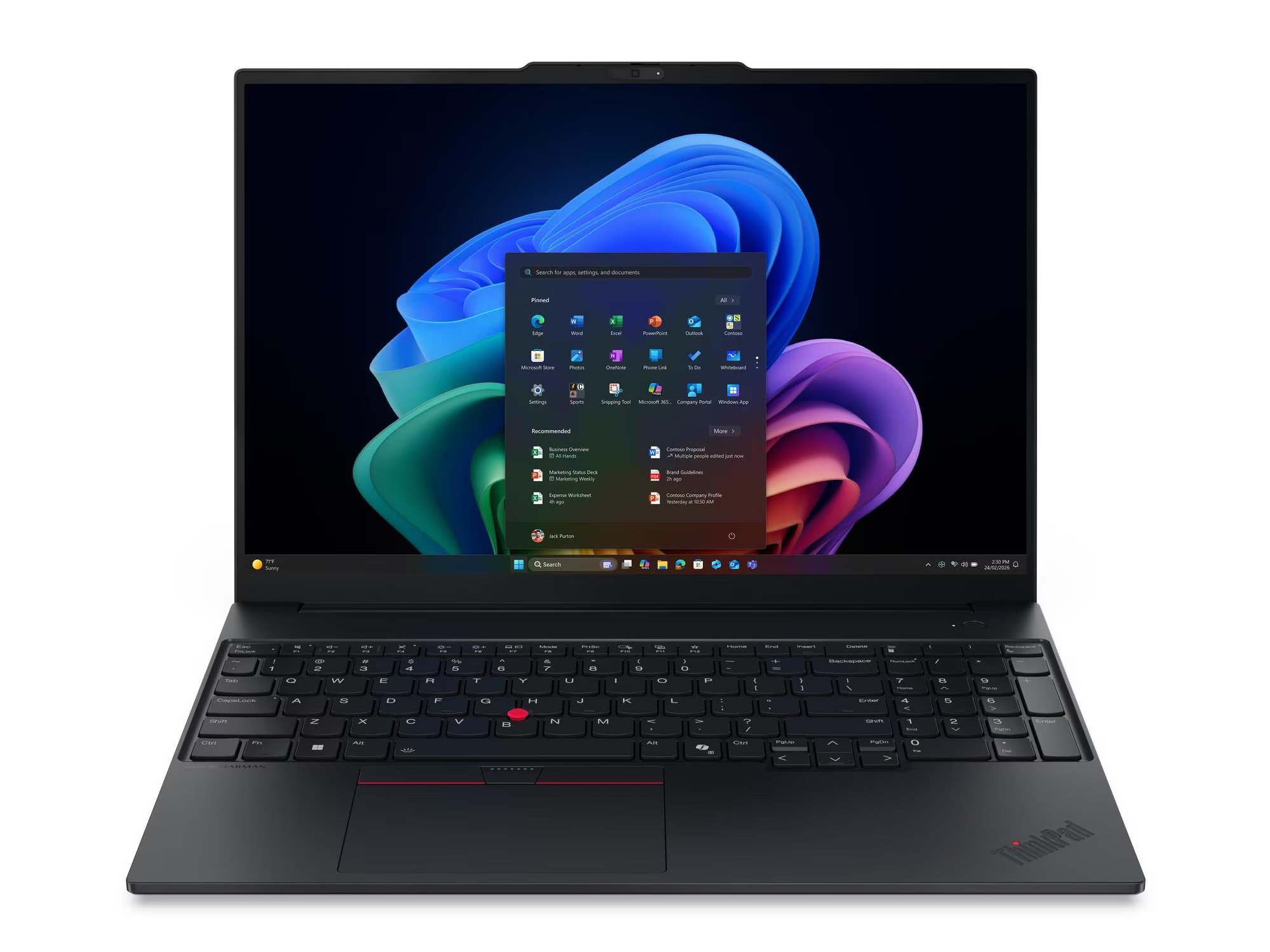 Lenovo ThinkPad E16 Gen 4 design