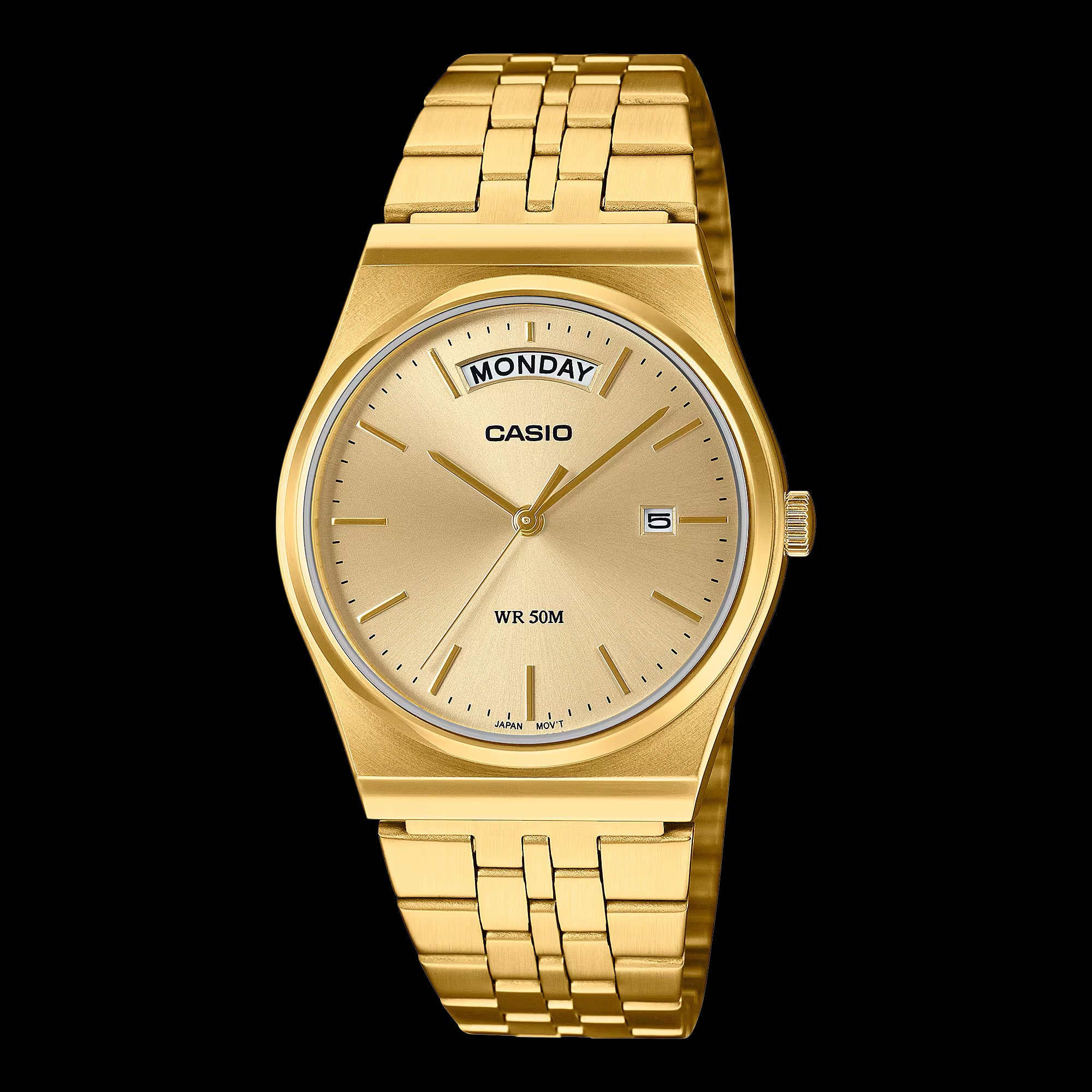 Đồng hồ Casio MTP-B146G-3AV mạ vàng