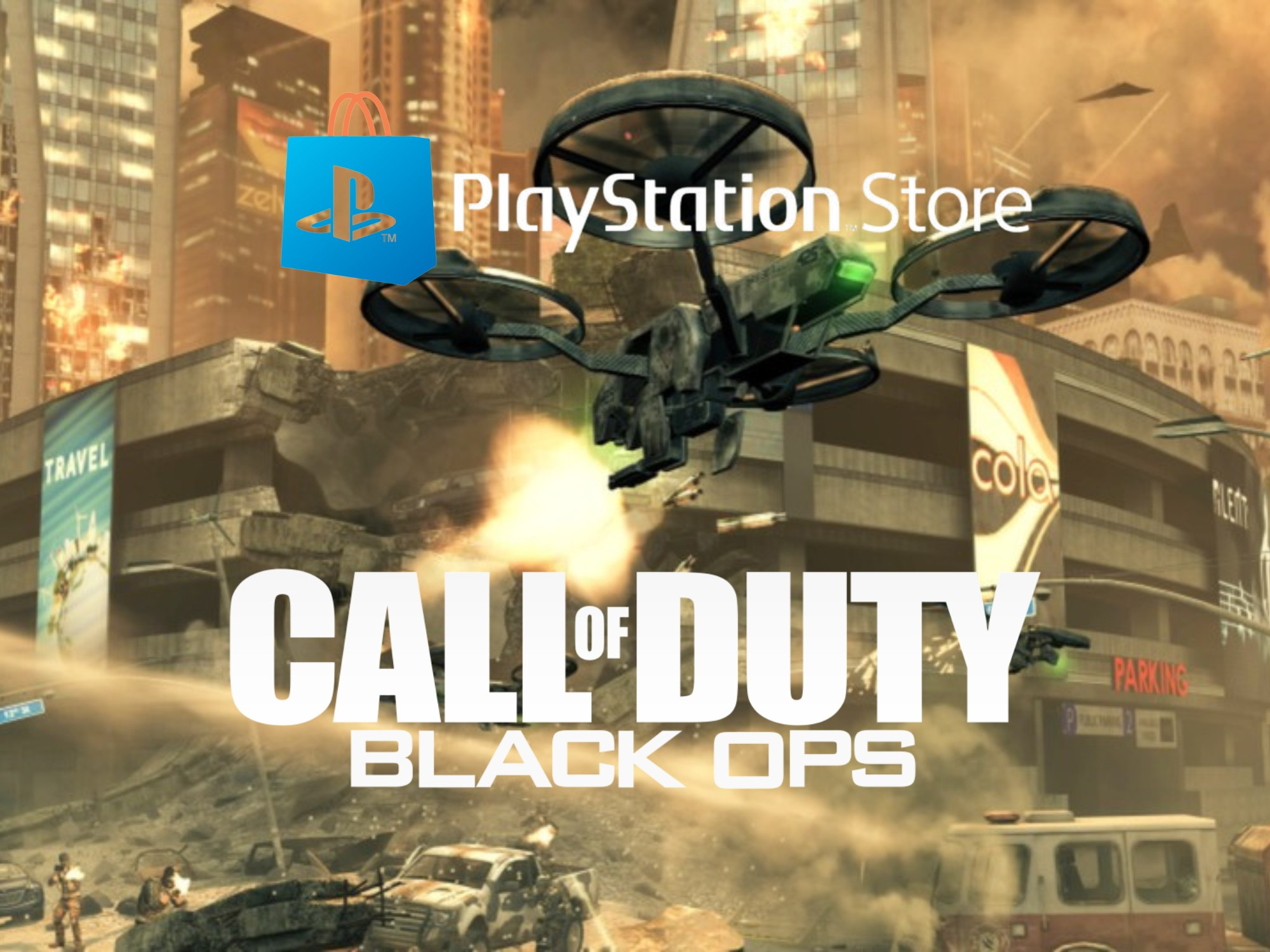 Banner quảng cáo Call of Duty: Black Ops trên PlayStation Store