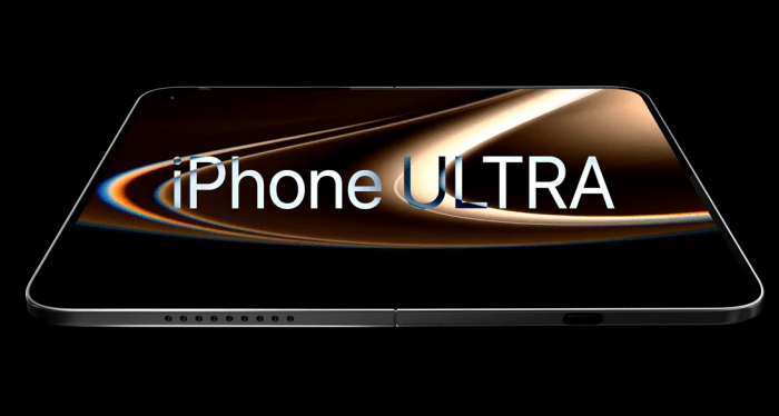 Mô phỏng thiết kế iPhone Ultra màn hình gập với sức hút thương hiệu lớn