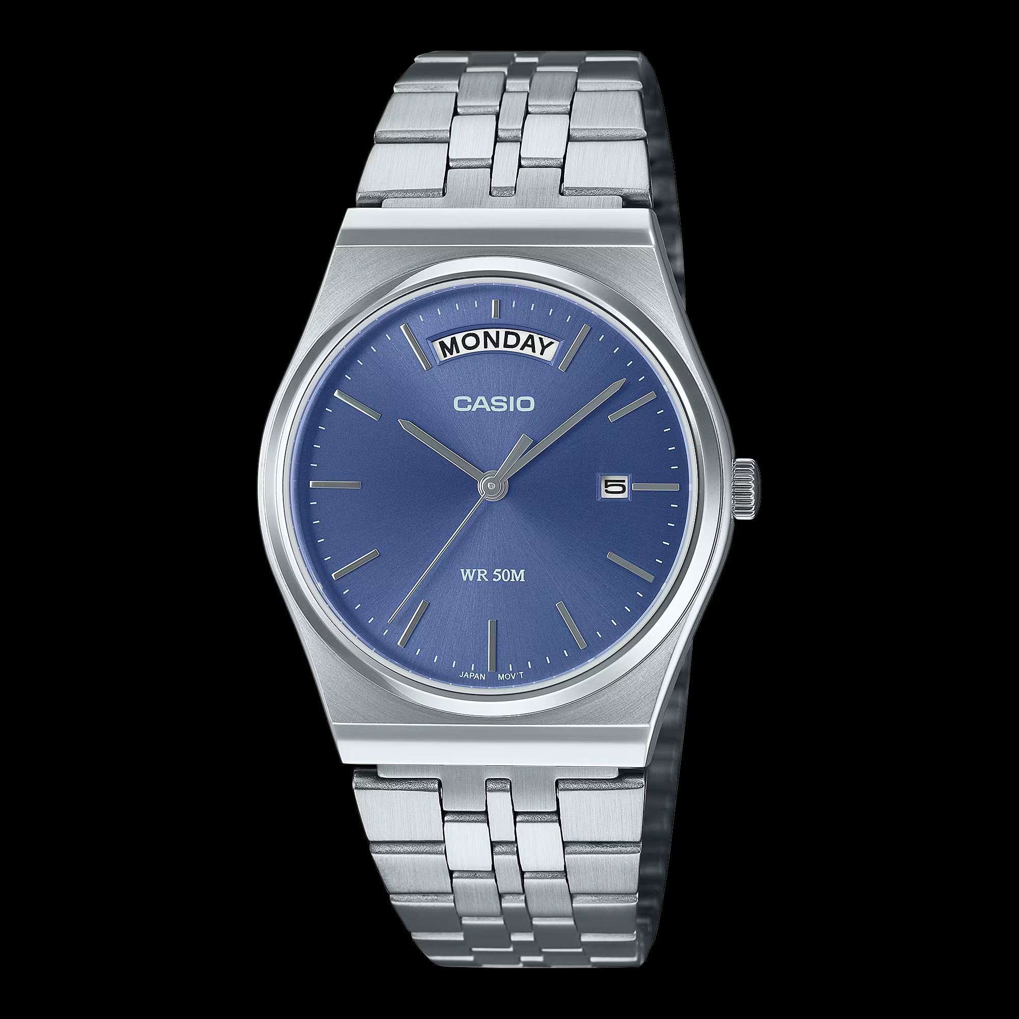 Đồng hồ Casio MTP-B146D-2AV mặt xanh dương