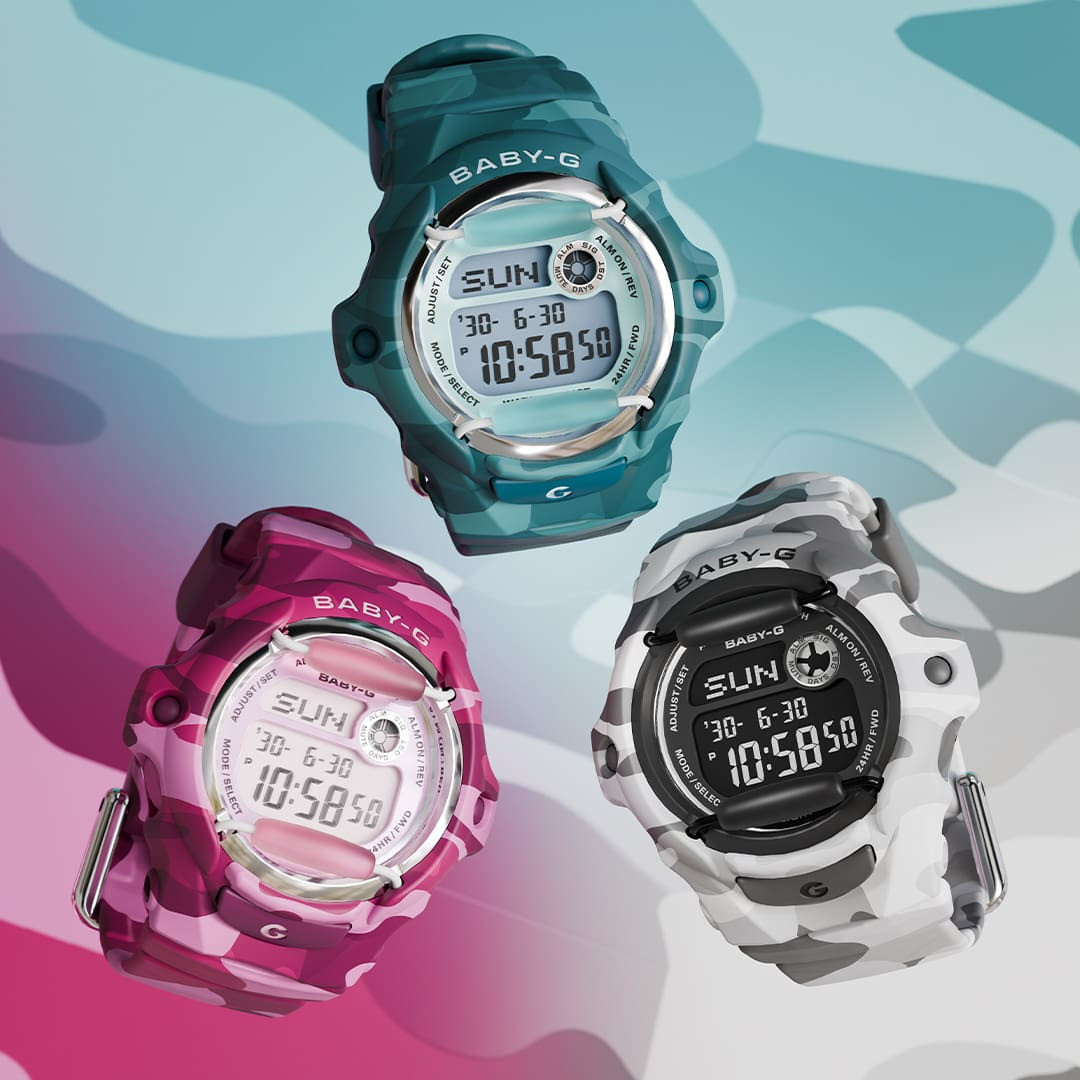 Ba phiên bản màu sắc của dòng Casio Baby-G BG169CM