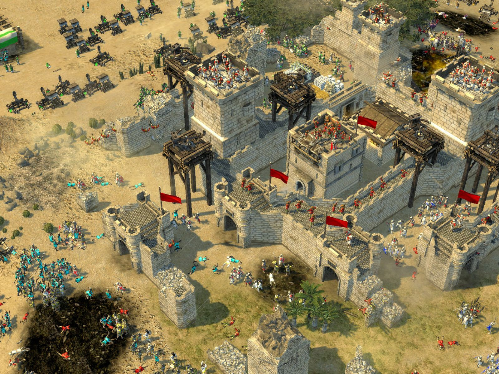 Lâu đài kiên cố trong game Stronghold Crusader 2