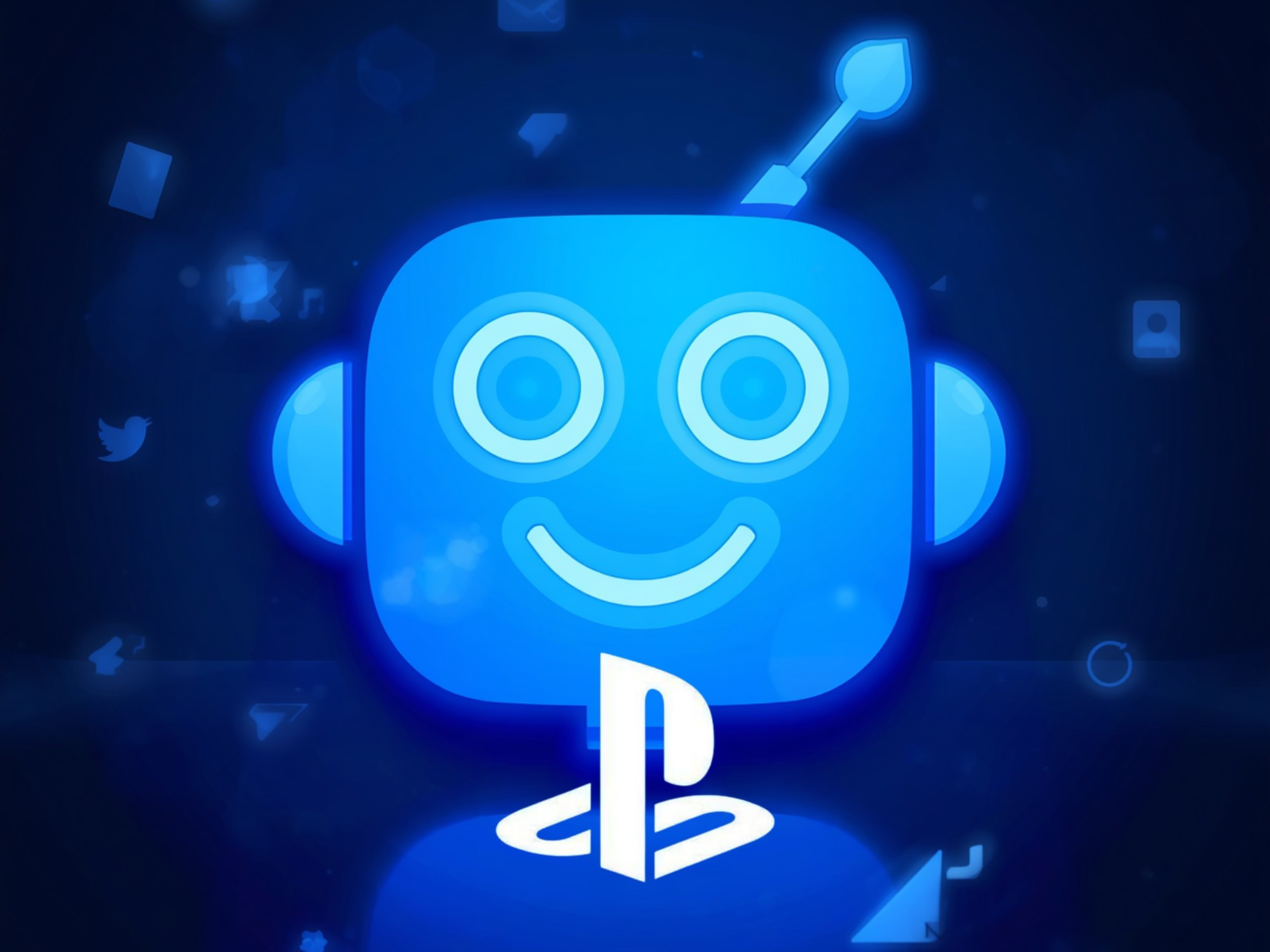 Hình ảnh minh họa về bot mạng xã hội liên quan đến PlayStation