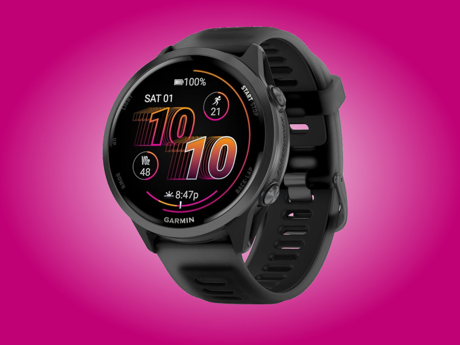 Bản cập nhật mới của Garmin giúp cải thiện thời lượng pin trên nhiều dòng đồng hồ thông minh, trong ảnh là Forerunner 570.