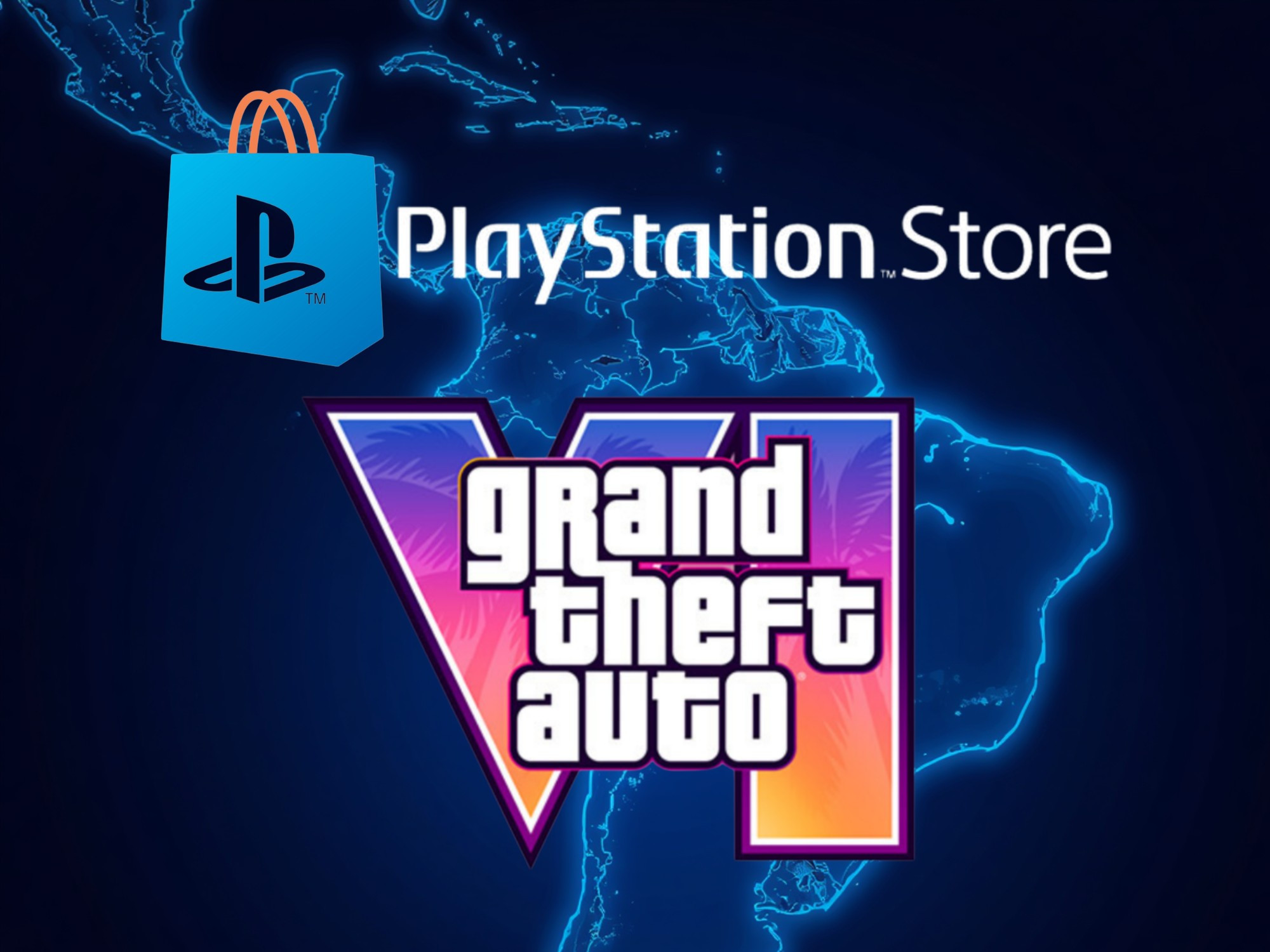 Banner GTA 6 trên PlayStation Store khu vực Mỹ Latinh
