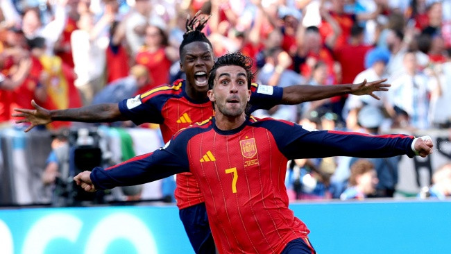Đội tuyển Tây Ban Nha ăn mừng chức vô địch World Cup 2026