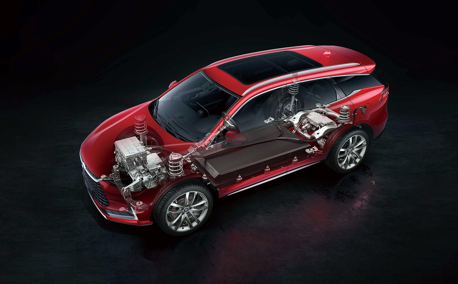Mẫu xe BYD Tang 7 SUV sử dụng công nghệ pin tiên tiến