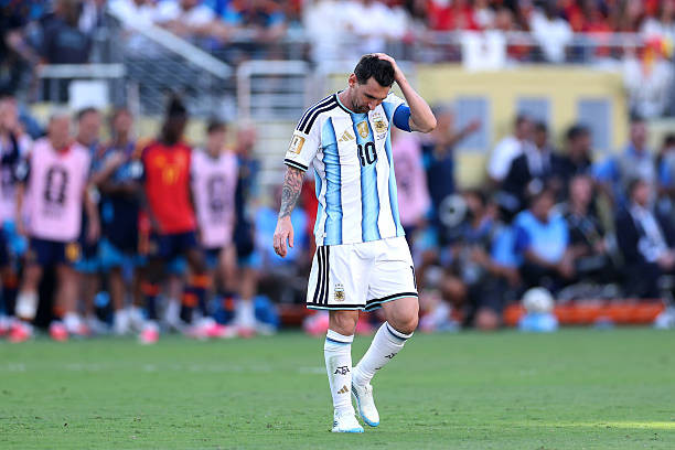 Sự lo lắng về tương lai của đội tuyển Argentina sau giải đấu. Ảnh: Getty Images.