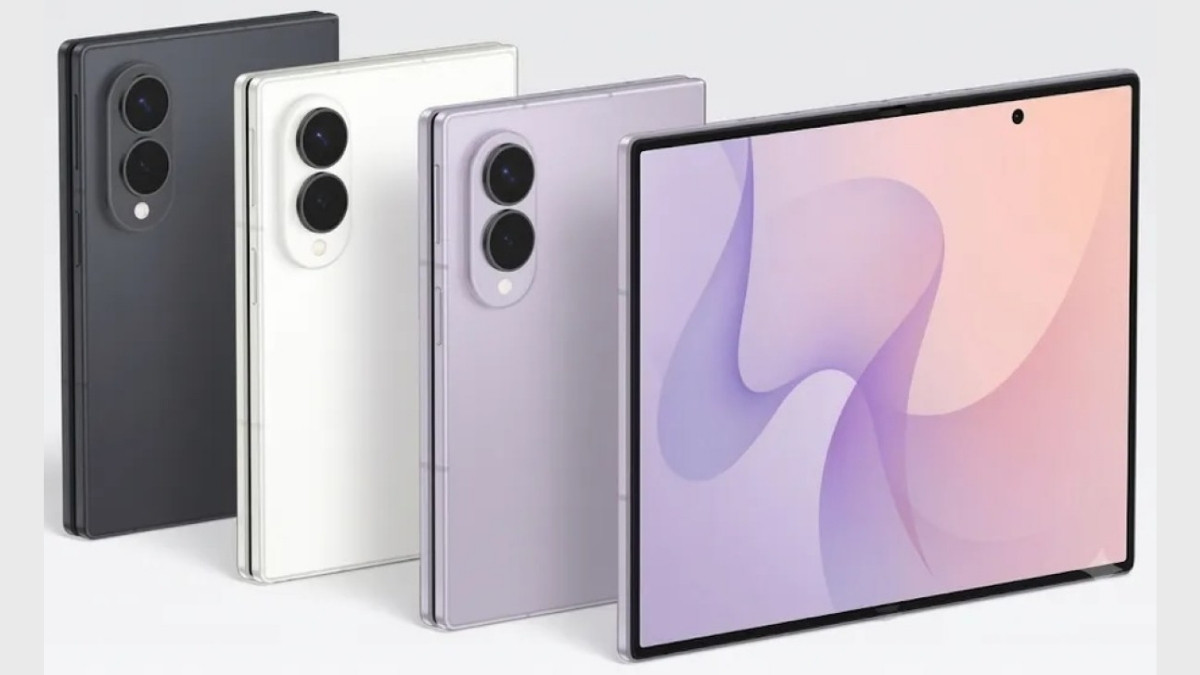 Galaxy Z Fold8 Wide bao gồm màu Kem (Cream), màu Than chì (Graphite) và màu Oải hương (Lavender)