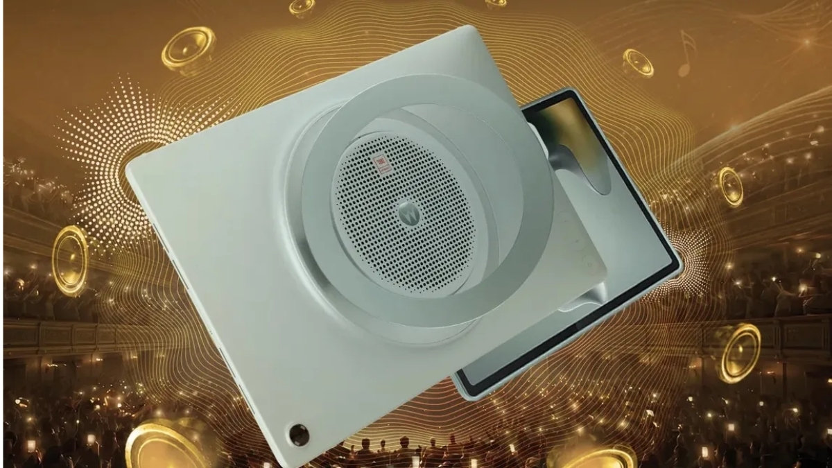 Hệ thống 9 loa JBL trên Moto Pad 70 Groove