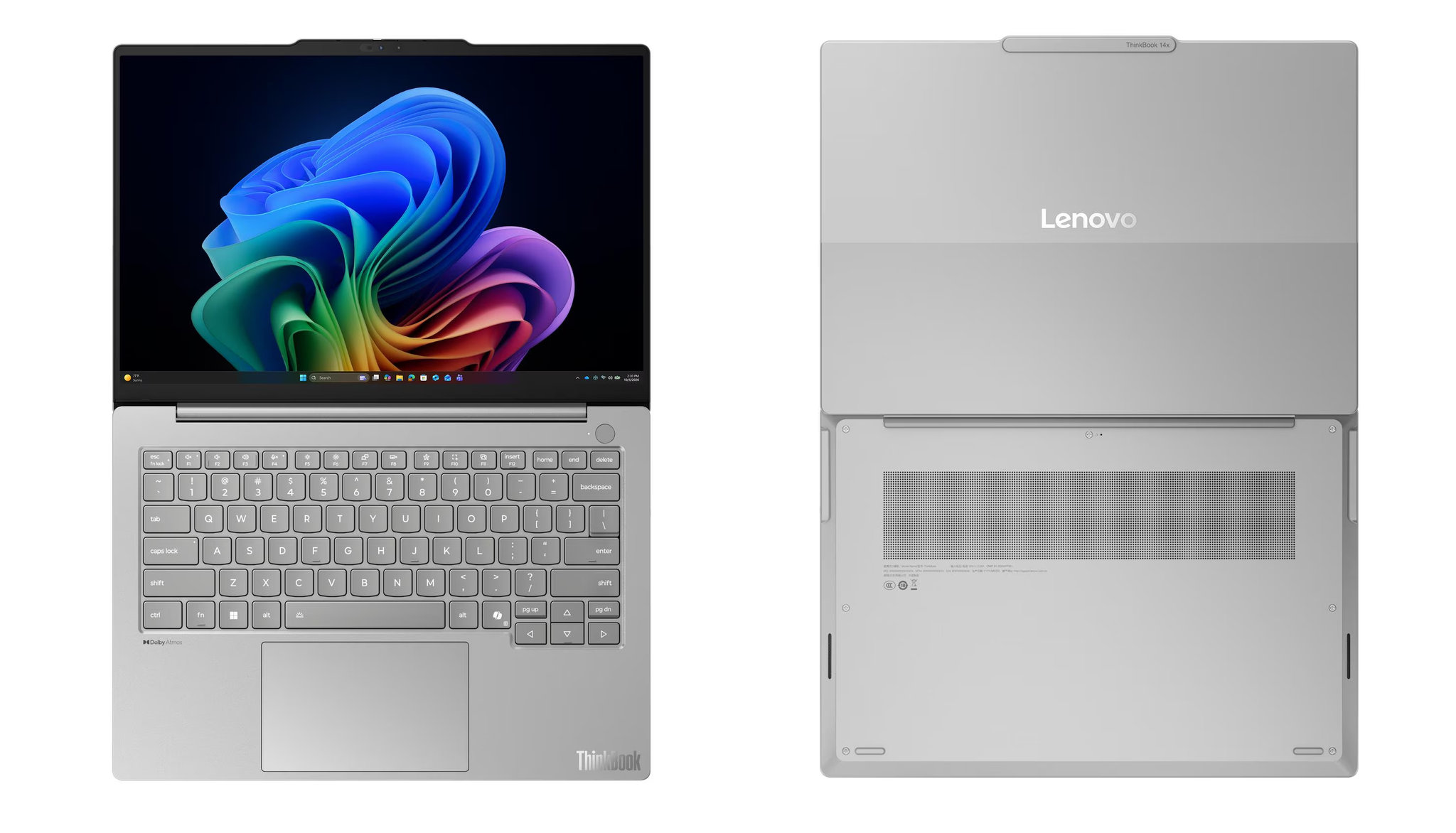 Bàn phím ThinkBook 14x với các phím mũi tên kích thước đầy đủ