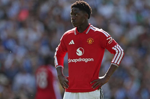 Mainoo đã chứng tỏ được bản thân dưới thời Carrick. Ảnh: Getty Images
