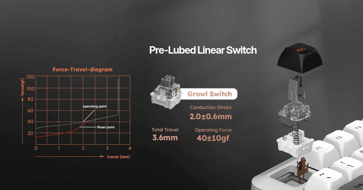 Thông số switch Redragon Growl
