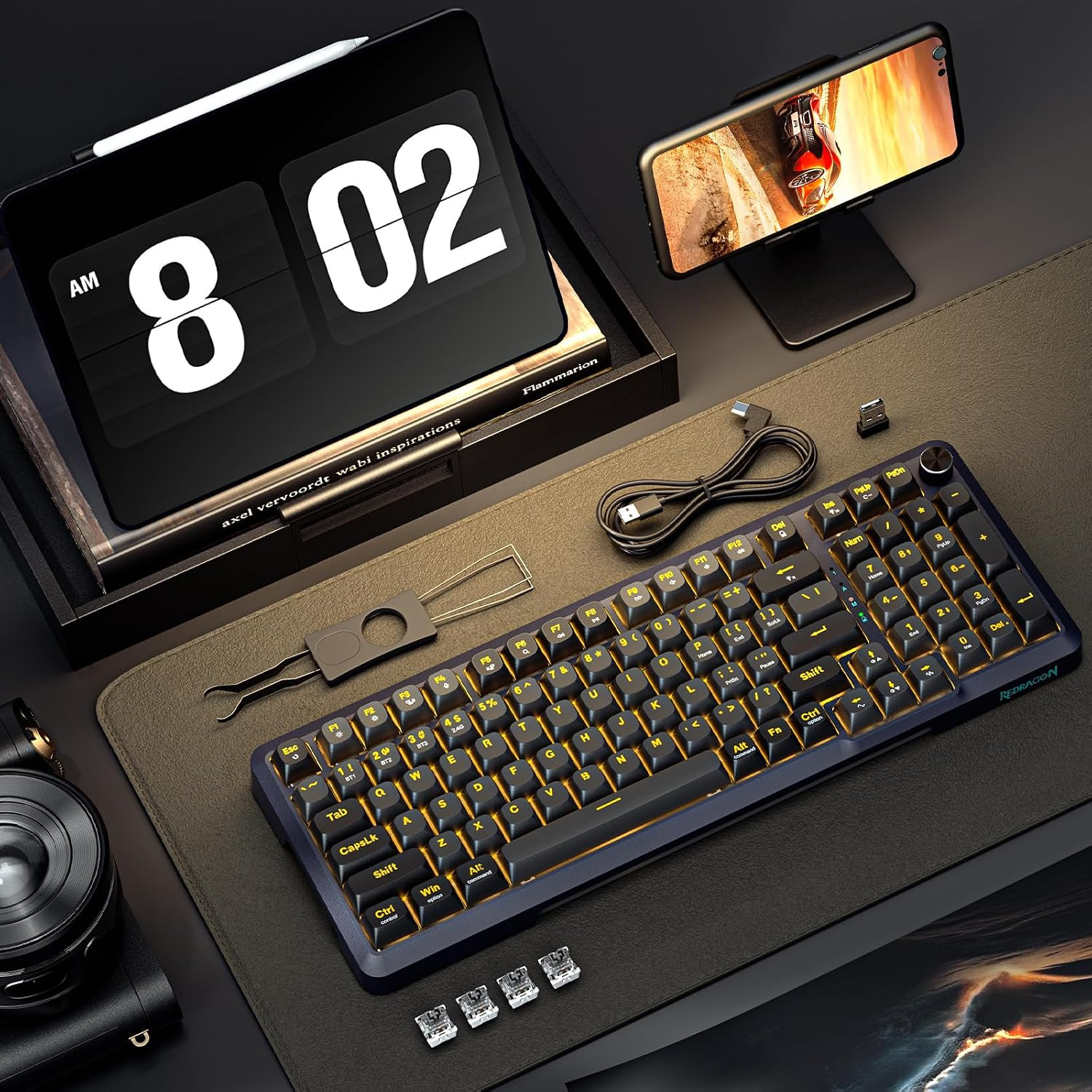 Bàn phím cơ Redragon K688 Pro