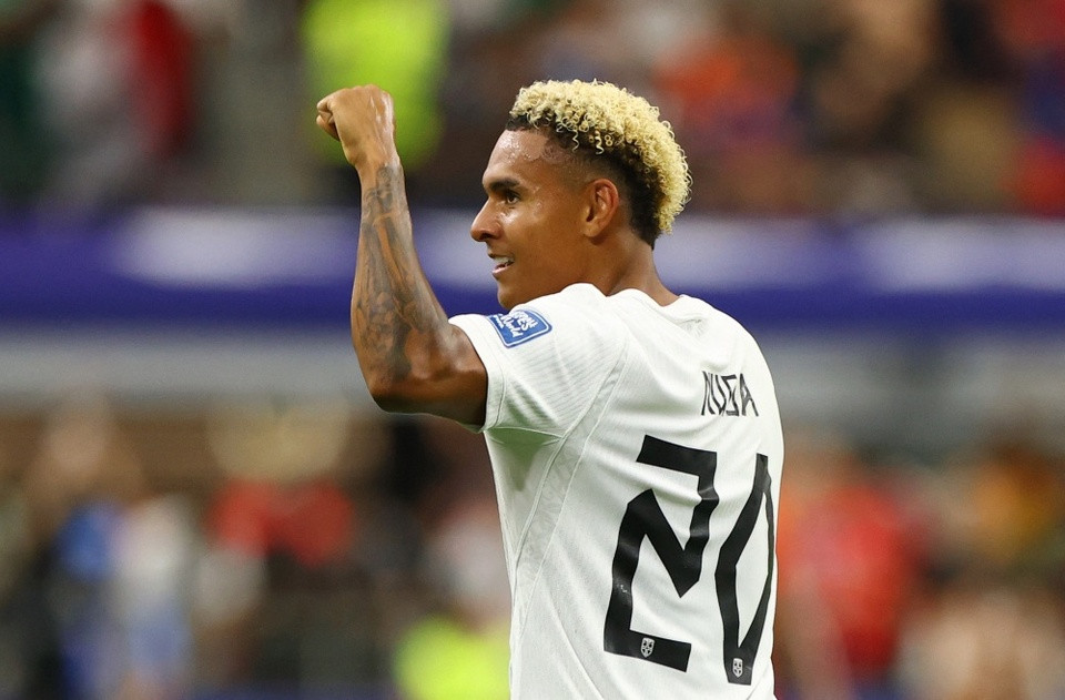 Antonio Nusa thi đấu cho tuyển Na Uy tại World Cup 2026