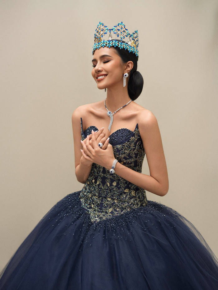Opal Suchata, đương kim Miss World được vinh danh là Hoa hậu đẹp nhất thế giới 2025 của Miss Global Beauties.