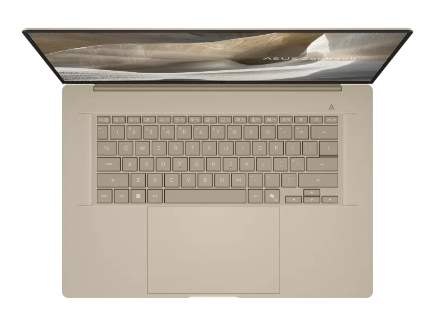 Mặt trước thiết kế của laptop Asus Zenbook A16