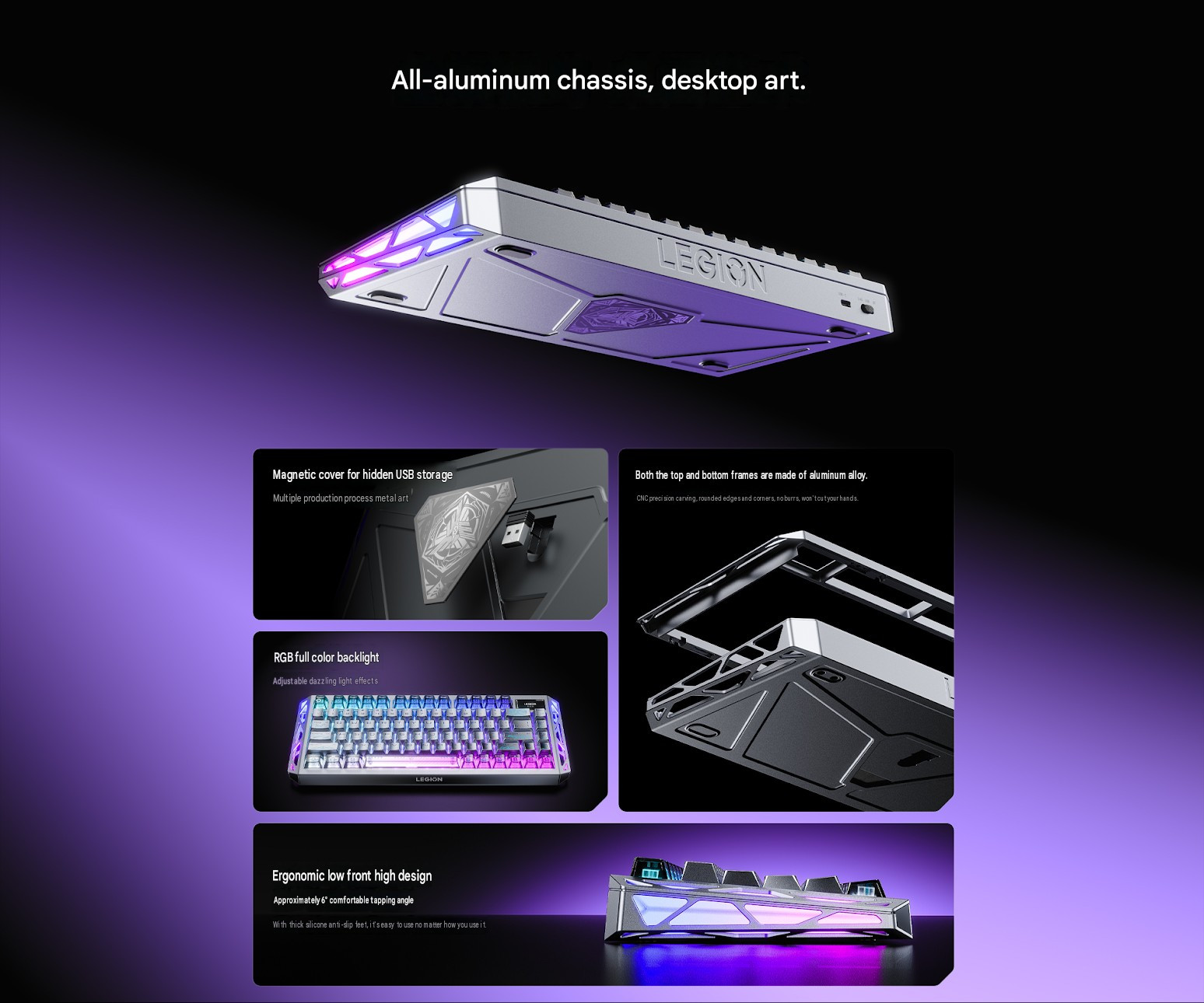 Cấu trúc bên trong bàn phím Lenovo Legion R7 RT75