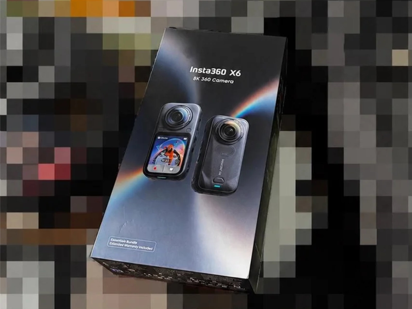 Vỏ hộp đóng gói của Insta360 X6