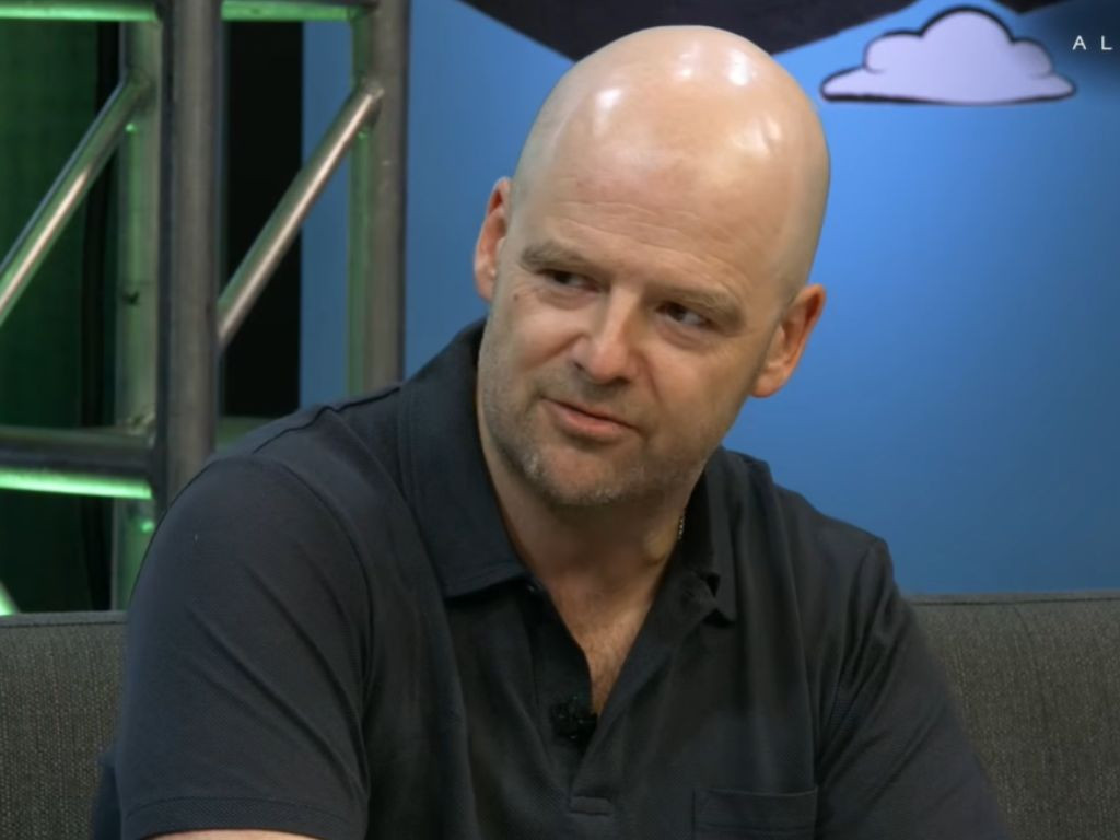 A still of Dan Houser, the co-creator of Rockstar Games and Grand Theft Auto