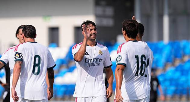 Các cầu thủ trẻ Real Madrid trong trận gặp Leganes.