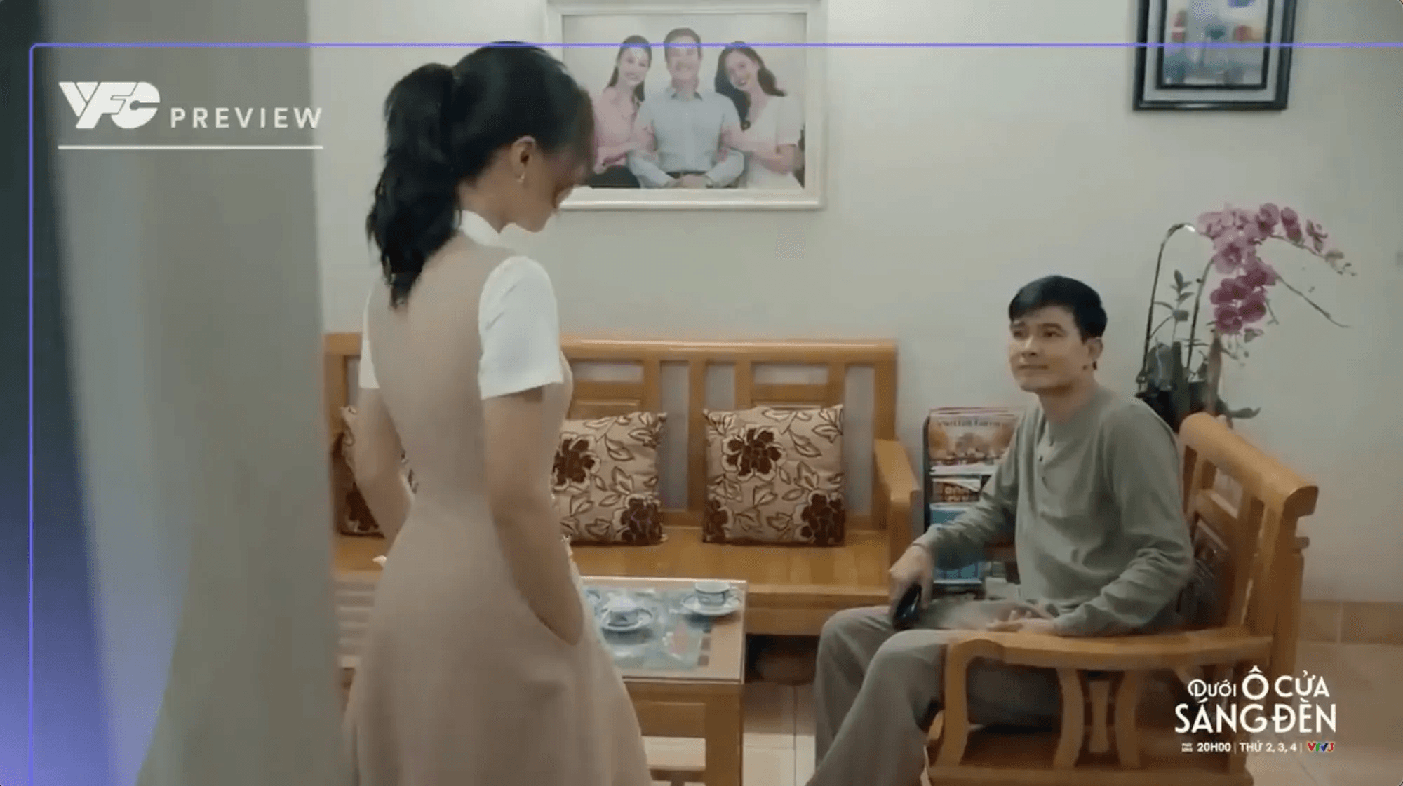 Diệu và Sinh thể hiện tình cảm ngọt ngào trong tập 33 phim Dưới ô cửa sáng đèn