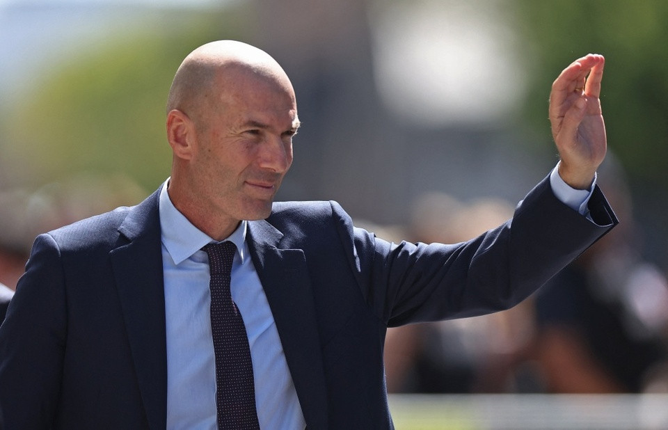 Zinedine Zidane mang theo kỳ vọng lớn khi dẫn dắt tuyển Pháp