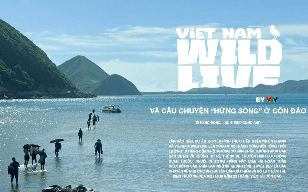 Ekip Vietnam Wild Live tác nghiệp tại Côn Đảo