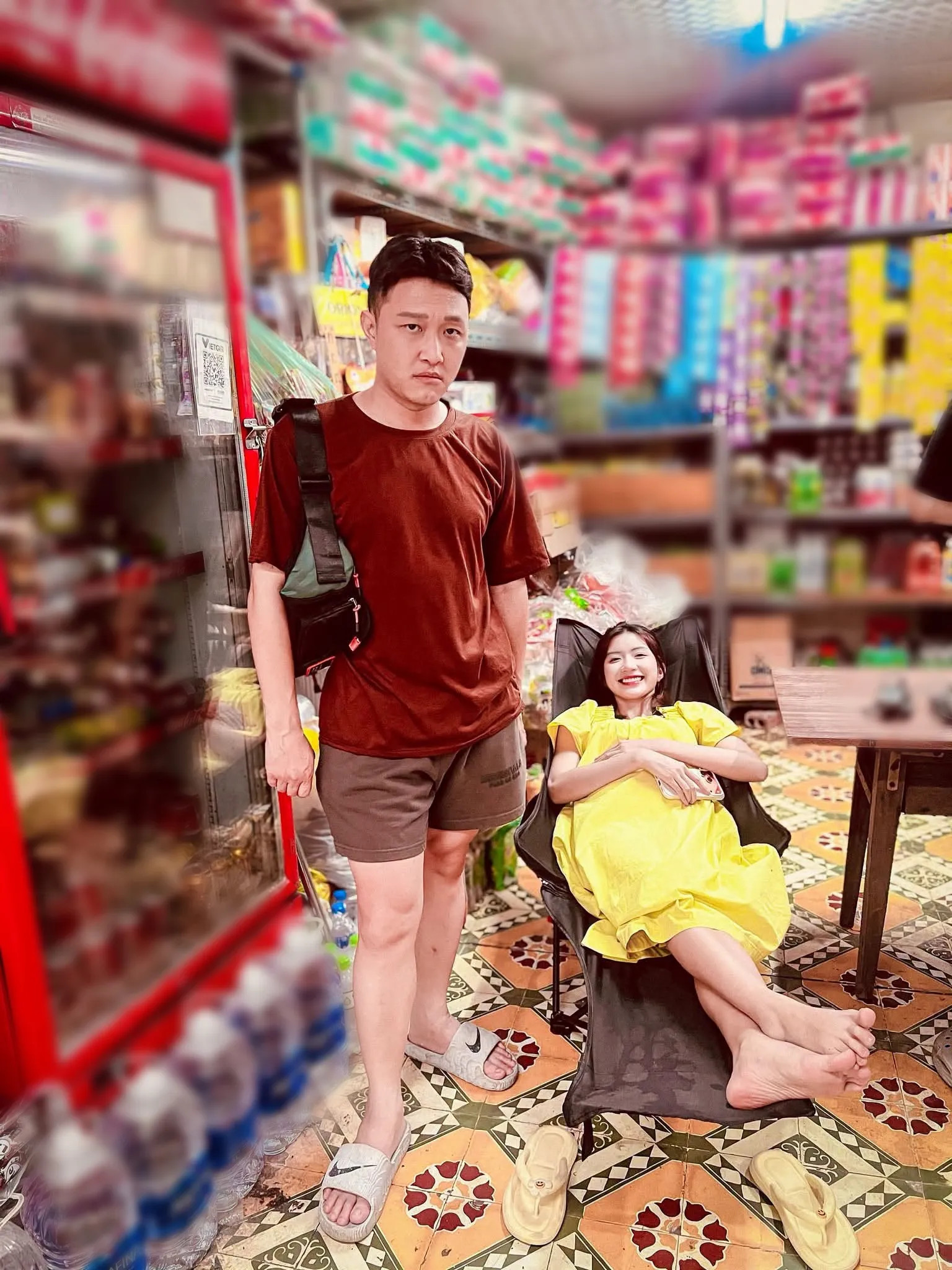 Hình ảnh hậu trường dễ thương của các diễn viên
