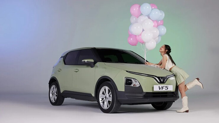 VinFast VF 5 sở hữu kiểu dáng SUV đô thị năng động