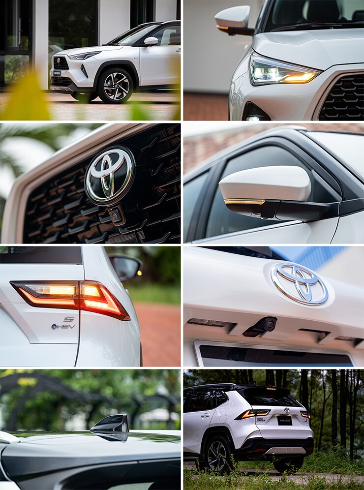 Ngoại thất thiết kế góc cạnh của Toyota Yaris Cross