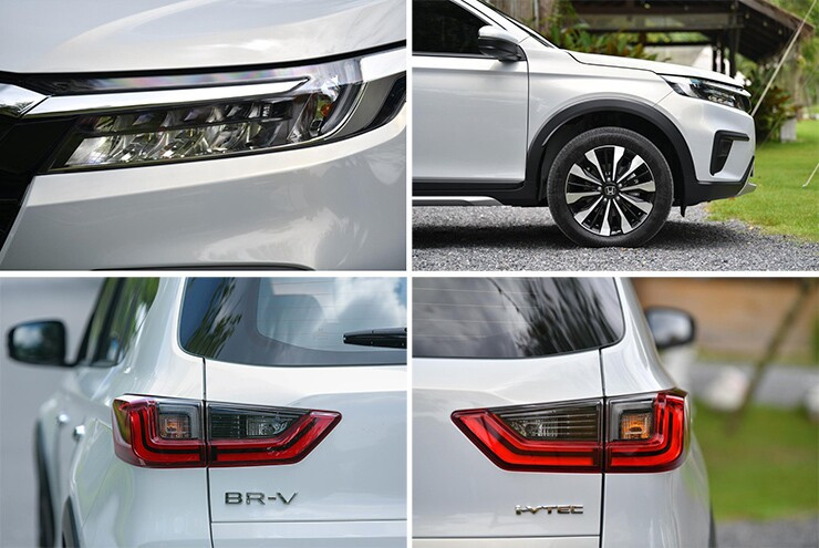 Đầu xe Honda BR-V với lưới tản nhiệt lớn