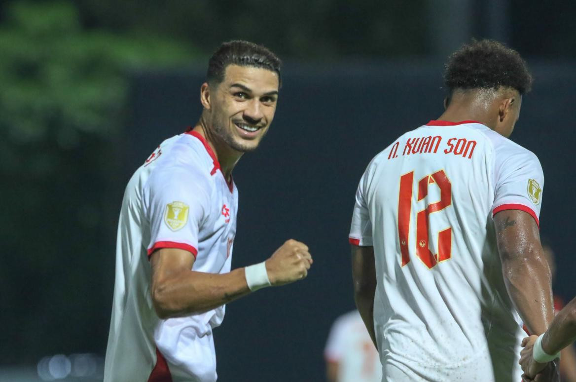 Sự đoàn kết và lối chơi khoa học đã giúp Việt Nam đánh bại Indonesia. Ảnh: VFF.
