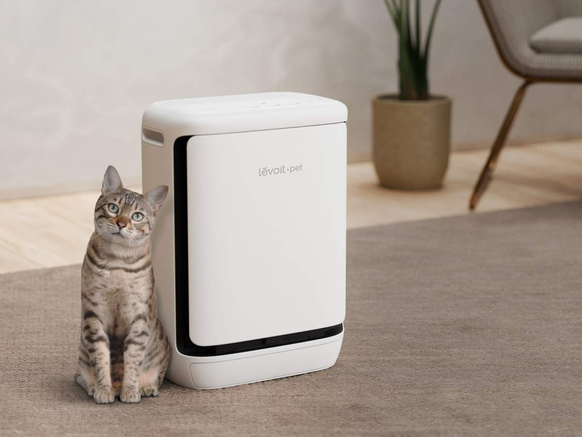 Thiết kế cửa hút hình chữ U trên Levoit Vital Pet Pro