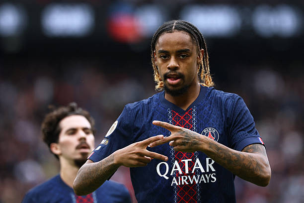 Barcola có thể là phương án B của Arsenal nếu hụt Vinicius.