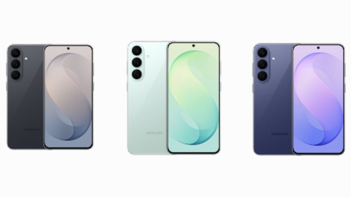 Galaxy S26 FE lộ ảnh render, hé lộ 3 tùy chọn màu bắt mắt