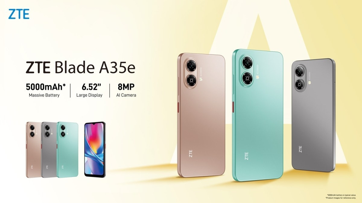 Blade A35e sẽ sở hữu màn hình kích thước 6.52 inch, đi kèm camera chính 8MP