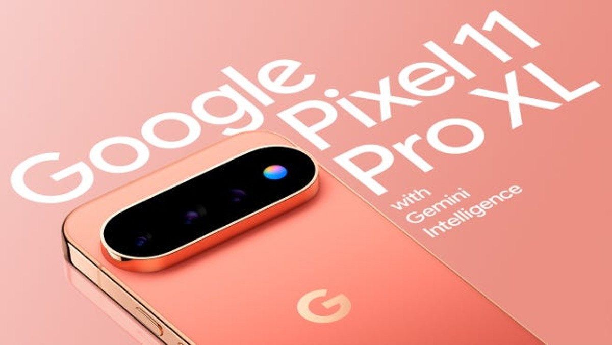 Hình ảnh mặt sau rò rỉ của Google Pixel 11 Pro XL với cụm camera phủ kính bóng bẩy