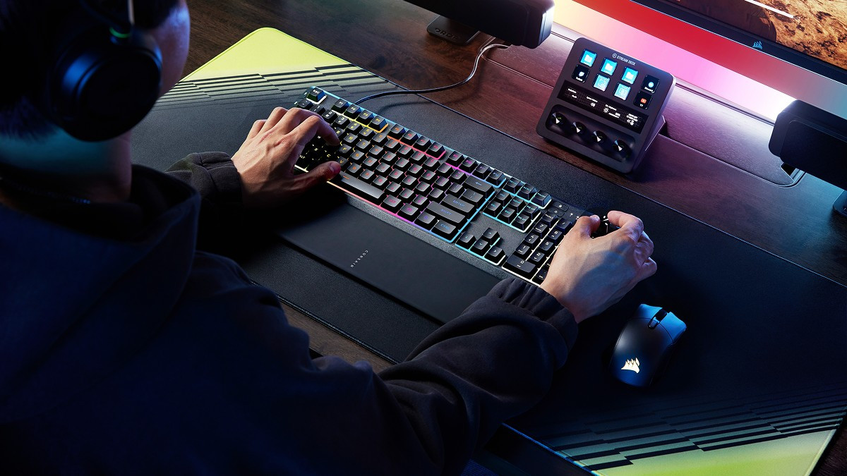 Bộ đôi bàn phím SKIFF 100 và chuột không dây HARPOON v2 WIRELESS từ Corsair