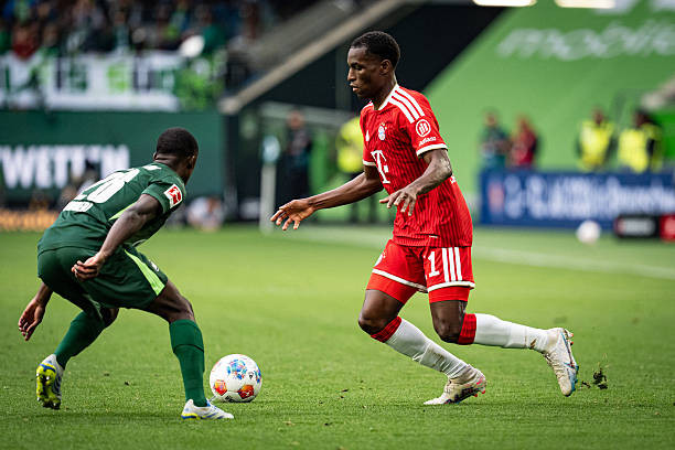 Nicolas Jackson chơi ổn trong màu áo Bayern Munich. Ảnh: Getty Images